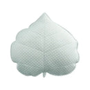 Dark green 3d leaf throw pillow bedroom soft plush cushion by Decorbites