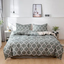 GobekUsa Dark Flower Print Duvet Cover Set - Queen King Twin Home Bedding Quilt Covers