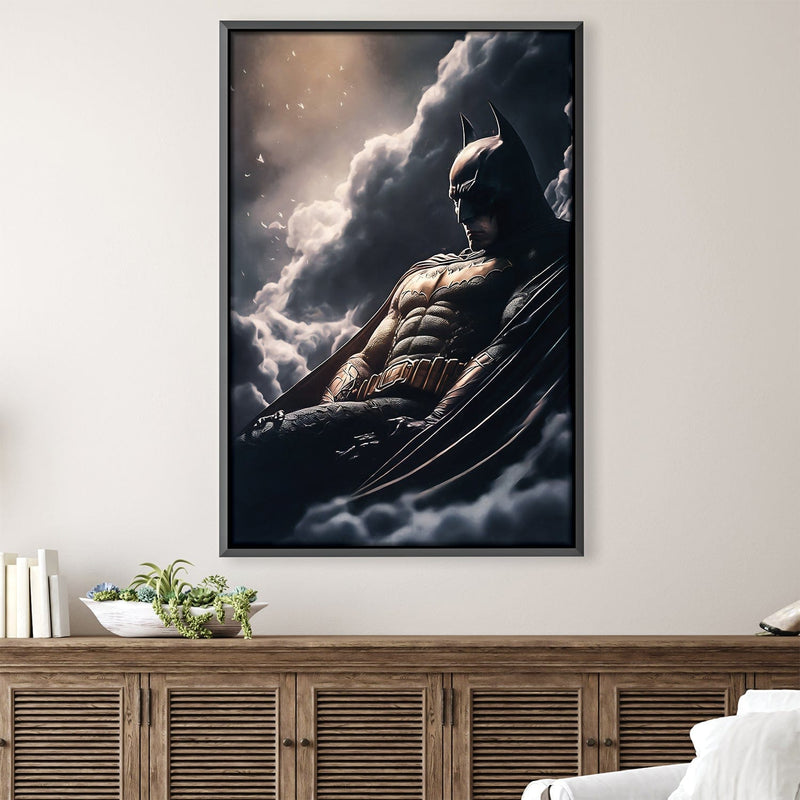 Dark Knight in the Storm Canvas