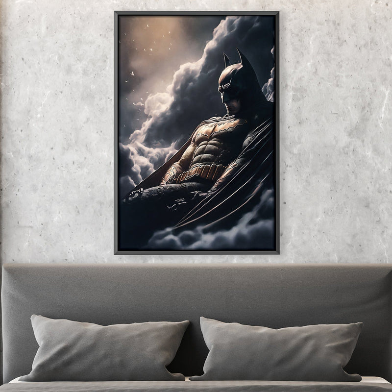 Dark Knight in the Storm Canvas