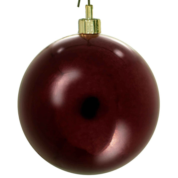 Dark Red Burgundy Ball Ornaments, photo 2 of 4