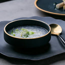 GobekUsa Ceramic Western Dinnerware Set - Eco-Friendly Porcelain Plates, Bowls, and Cutlery