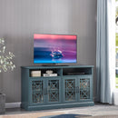 Dark Teal TV Stand  Buffet Sideboard Console Table