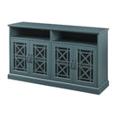 Dark Teal TV Stand  Buffet Sideboard Console Table