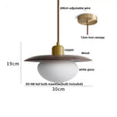 GobekUsa Glass LED Pendant Lamp Copper Socket for Dining Living Room Decor