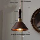 GobekUsa Glass LED Pendant Lamp Copper Socket for Dining Living Room Decor
