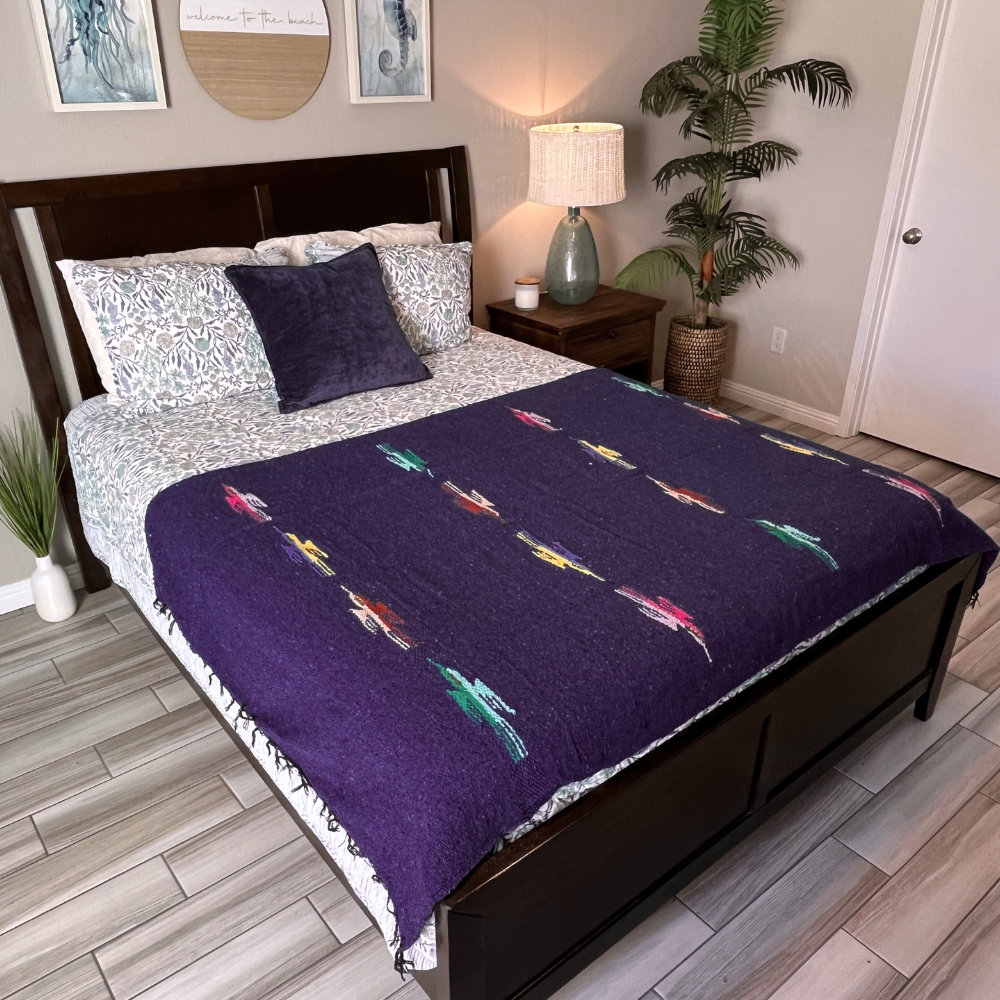 Purple Baja Thunderbird Blanket, photo 3 of 4