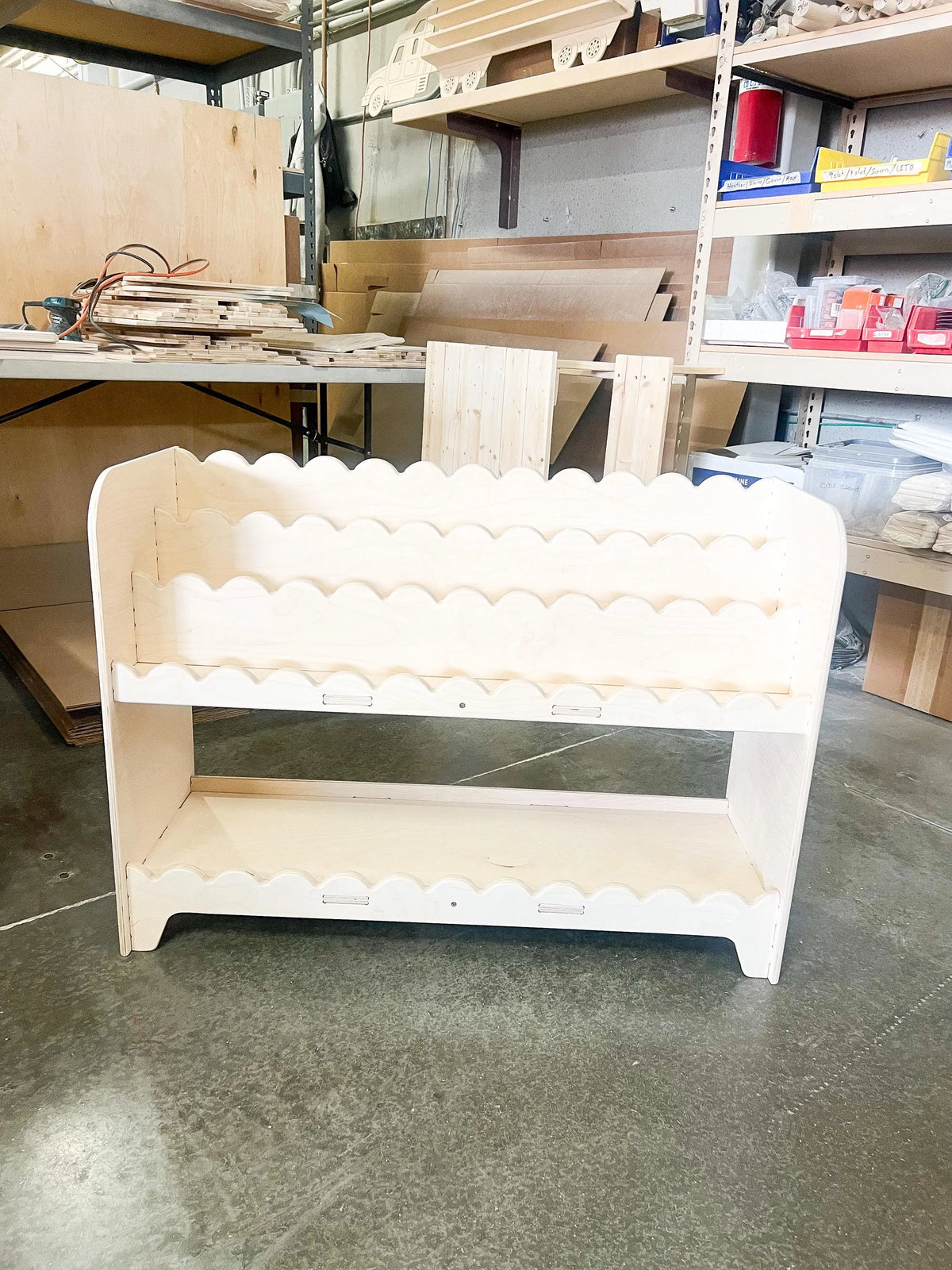 DARLA V1- Scalloped Bookshelf, photo 2 of 8