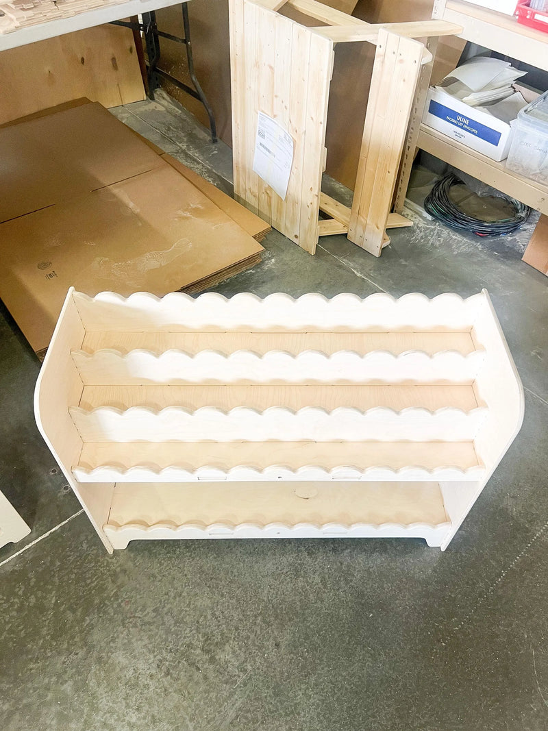 DARLA V1- Scalloped Bookshelf, photo 4 of 8
