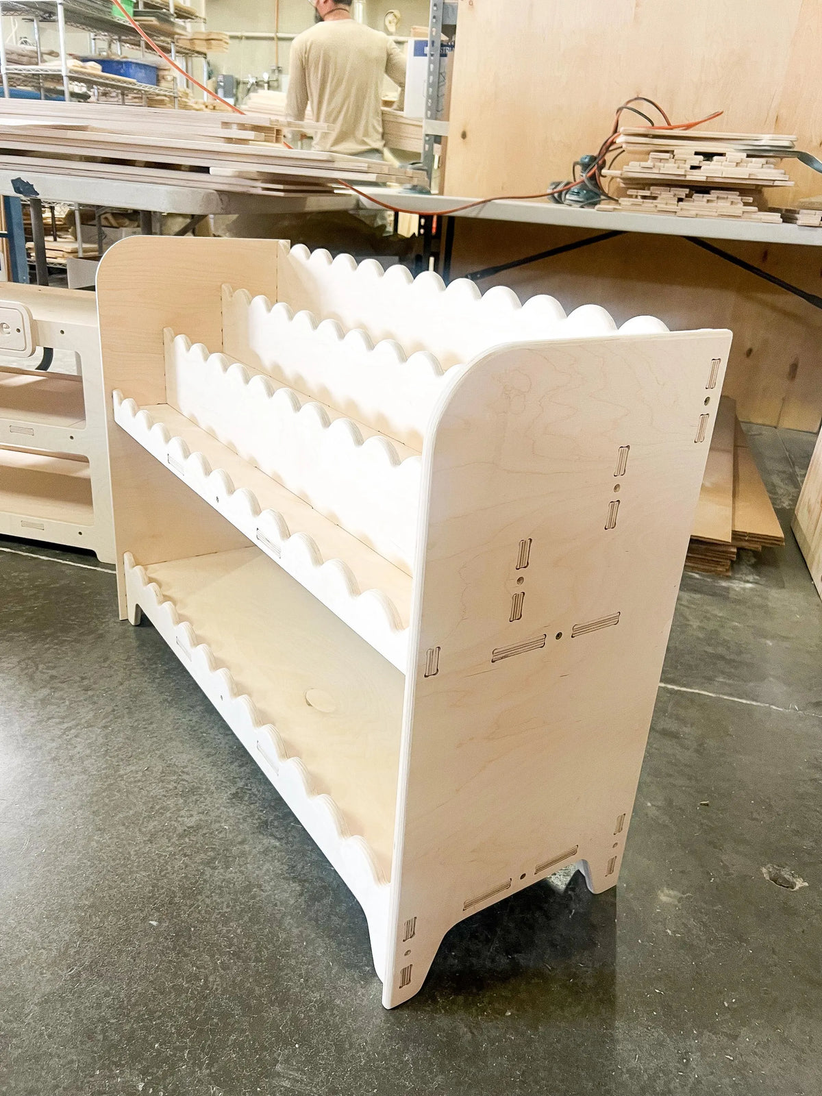 DARLA V1- Scalloped Bookshelf, photo 3 of 8