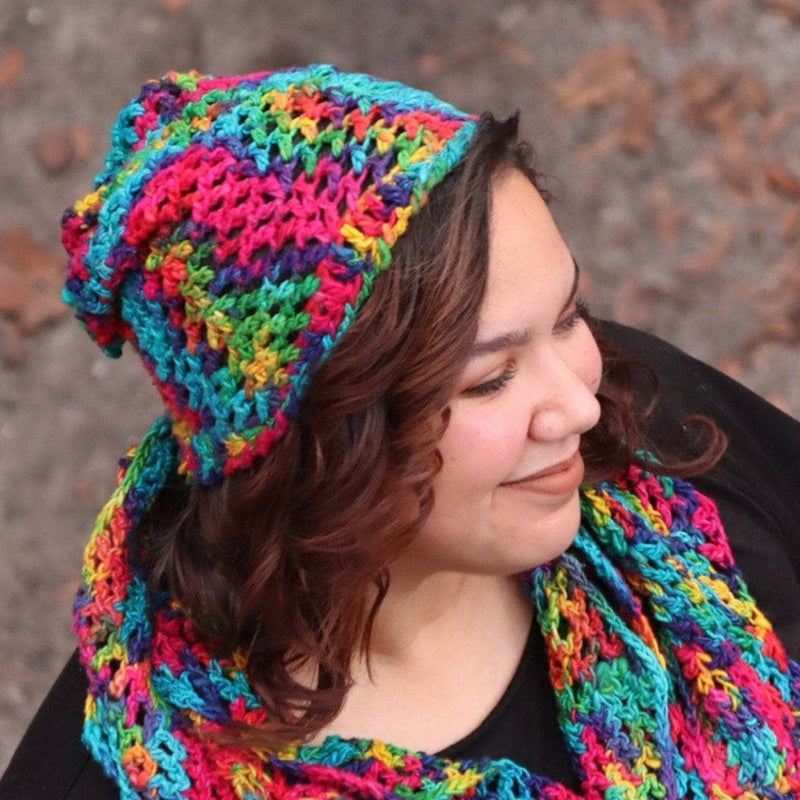 Darn Good Ripple Slouch Hat Crochet Kit