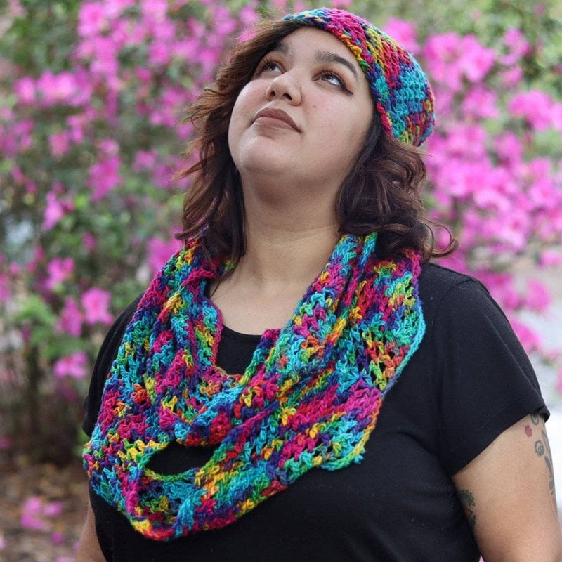 Darn Good Ripple Slouch Hat Crochet Pattern