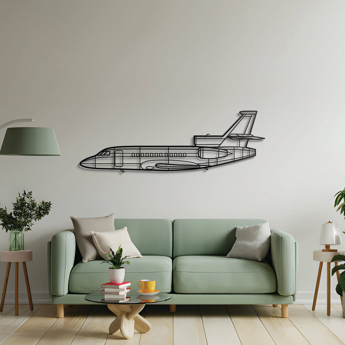 Falcon 900EX Metal Aircraft Wall Art - NCP0087, photo 4 of 5