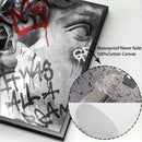 GobekUsa David Graffiti Art Canvas Print for Room Decor