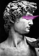 GobekUsa David Graffiti Art Canvas Print for Room Decor