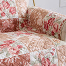 Reversible Floral Patchwork Furniture Protector - Maribel Collection by Great Bay Home