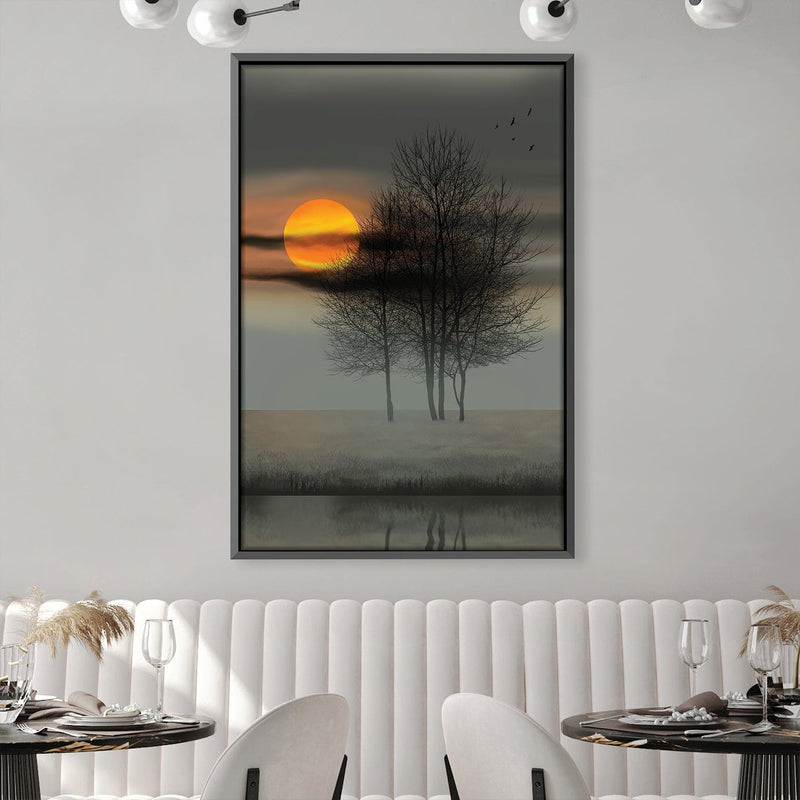 Dawn Over the Branches Canvas