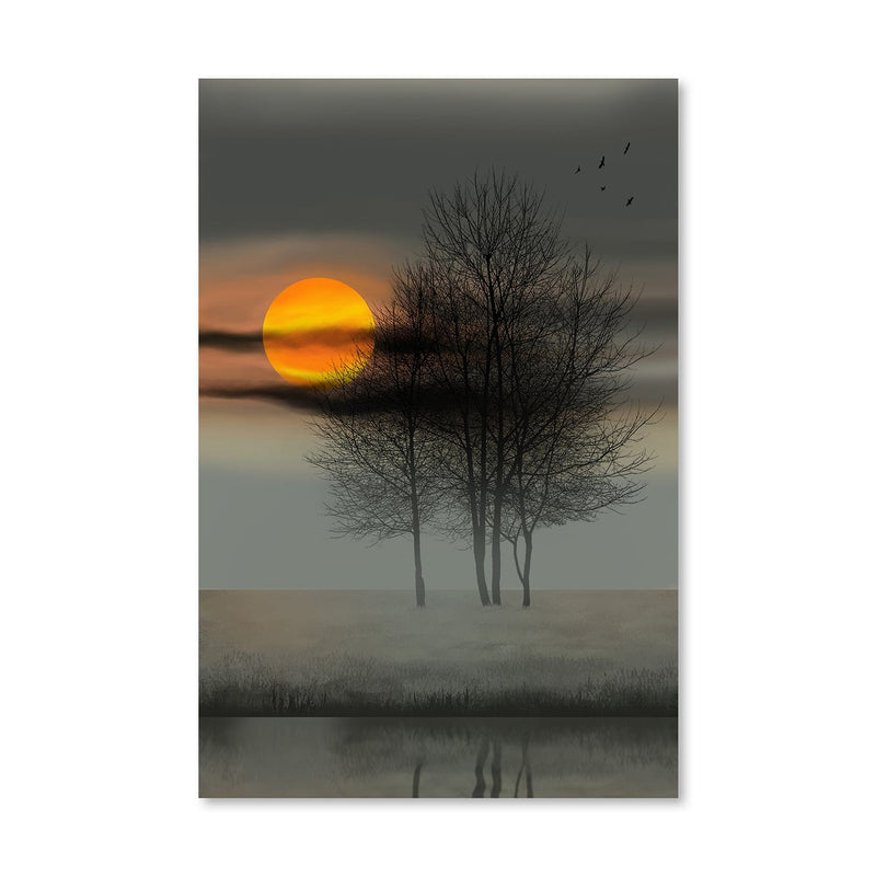 Dawn Over the Branches Canvas