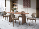 Hadasa Dining Table - Walnut by HouseOfZazla