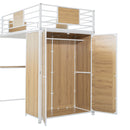 Loft Bed With L Shape Desk And Wardrobe