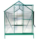 Polycarbonate house, Heavy Duty Outdoor Aluminum Walk-In House Kit With Rain Gutter, Vent And Door For Backyard Garden by HouseOfZazla
