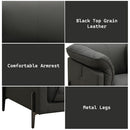 Tadi - Chair - Black Top Grain Leather