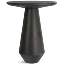 Gloria - Cast Aluminum Side Table - Black by HouseOfZazla