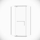 Frameless Neo Angle Shower Door WithTempered Glass by HouseOfZazla