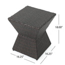 Calhoun 16 Outdoor Wicker End Table by HouseOfZazla