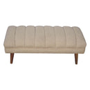 Puffer Bench - Beige by Unique Piece Furniture