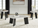 Lilyberg - Occasional Table Set (Set of 3) - Gray / Black by Unique Piece Furniture