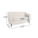Sophisticated Loveseat With Diamond Stitched Detailing by HouseOfZazla