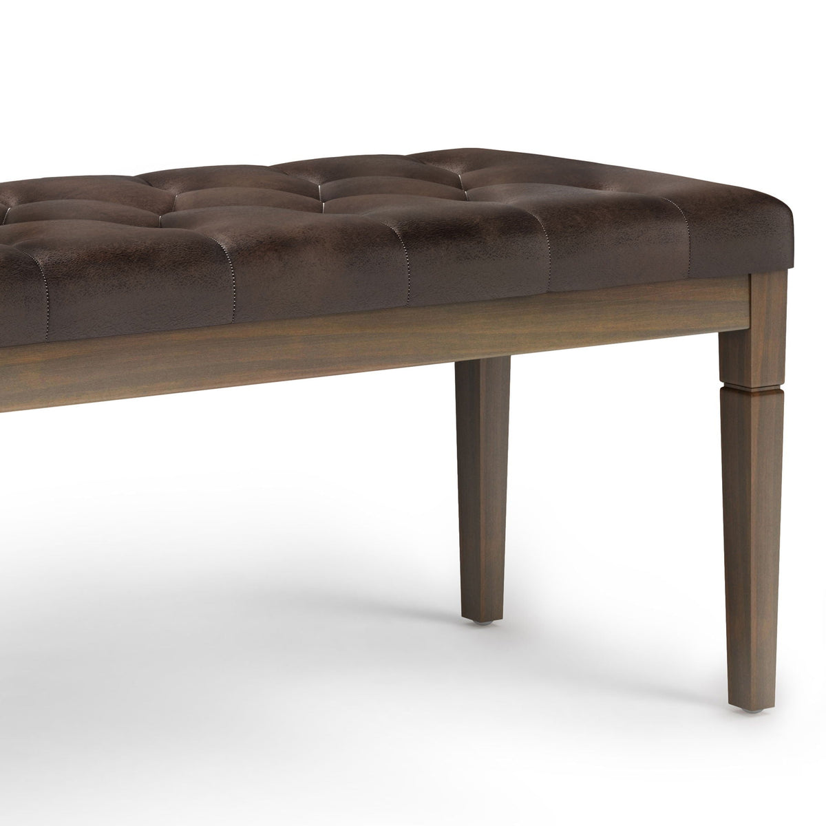 Waverly - Upholstered Tufted Ottoman Bench, photo 22 of 26