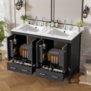 Space Saving Bathroom Vanity With Integrated Ceramic Sink