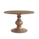 Round Pedestal Dining Table - Walnut by HouseOfZazla