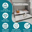 Bunk Bed For Kids, Convertible Frame With Ladders & Guardrail by HouseOfZazla