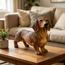 26'' Brown Dachshund Statue