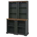 ON-TREND Two-Piece Elegant Freestanding Tall Cabinet