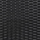K&K 47.5"W Wicker Outdoor Storage Cabinet with Tempered Glass Top by HouseOfZazla