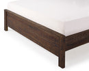 Albany Solid Wood Espresso Bed, Modern Rustic Wooden Twin Size Bed Frames Box Spring Needed