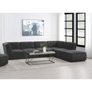 Vincent - 6 Piece Modular Sectional - Charcoal by HouseOfZazla