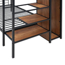 Bunk Bed With Lateral Storage Ladder And Wardrobe by HouseOfZazla