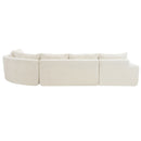 Modular Cloud Sectional Sofa Set, U-Shaped Upholstered Couch With Deep Seat