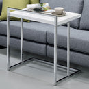 Rectangular Top Snack Table - White