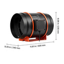 Inline Duct Fan 807 CFM 8 Inch EC Motor Ventilation Fan by HouseOfZazla