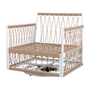 Set of 2 360° Swivel Bohemian Outdoor Lounge Chairs