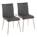 Mason - Contemporary Dining Chair (Set of 2) With Swivel by HouseOfZazla