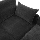Modern Modular U-Shaped Sofa Bed With Movable Ottoman, USB Ports, Phone Holder by HouseOfZazla