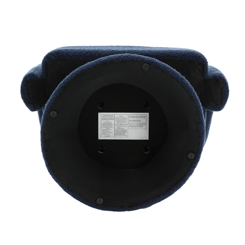 360 Degree Swivel Cuddle Barrel Accent Chairs, Round Armchairs with Wide Upholstered, Fluffy Fabric Chair for Living Room, Bedroom, Office, Waiting Rooms