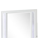 Abigale - Mirror For Dresser Top Made With LED (Includes Only Mirror) - White by HouseOfZazla